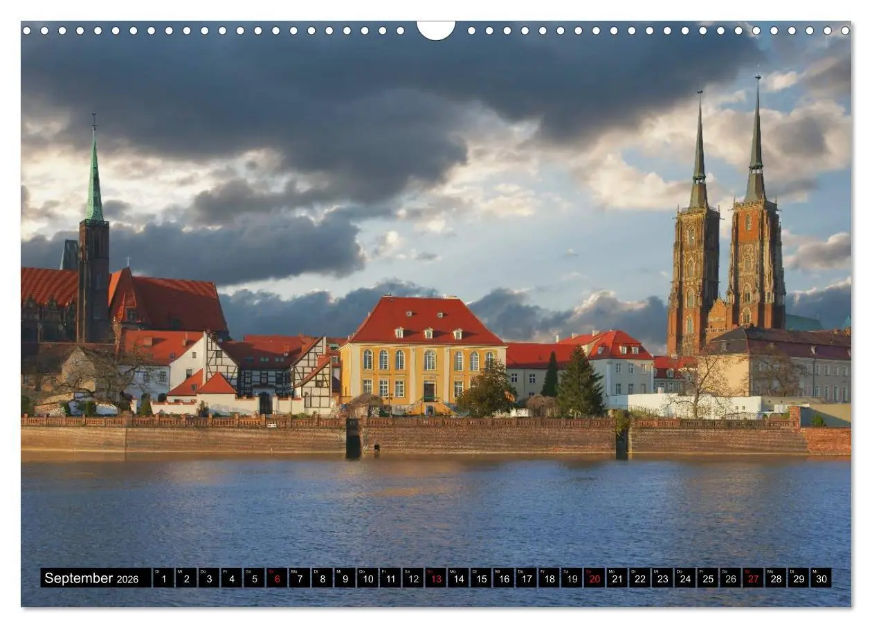 Bild: 9783457961704 | Ein Wochenende in Breslau (Wandkalender 2026 DIN A3 quer), CALVENDO...