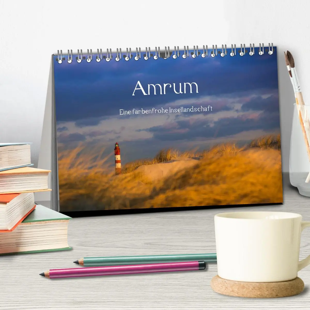 Bild: 9783516051704 | Amrum - Eine farbenfrohe Insellandschaft (Tischkalender 2026 DIN A5...