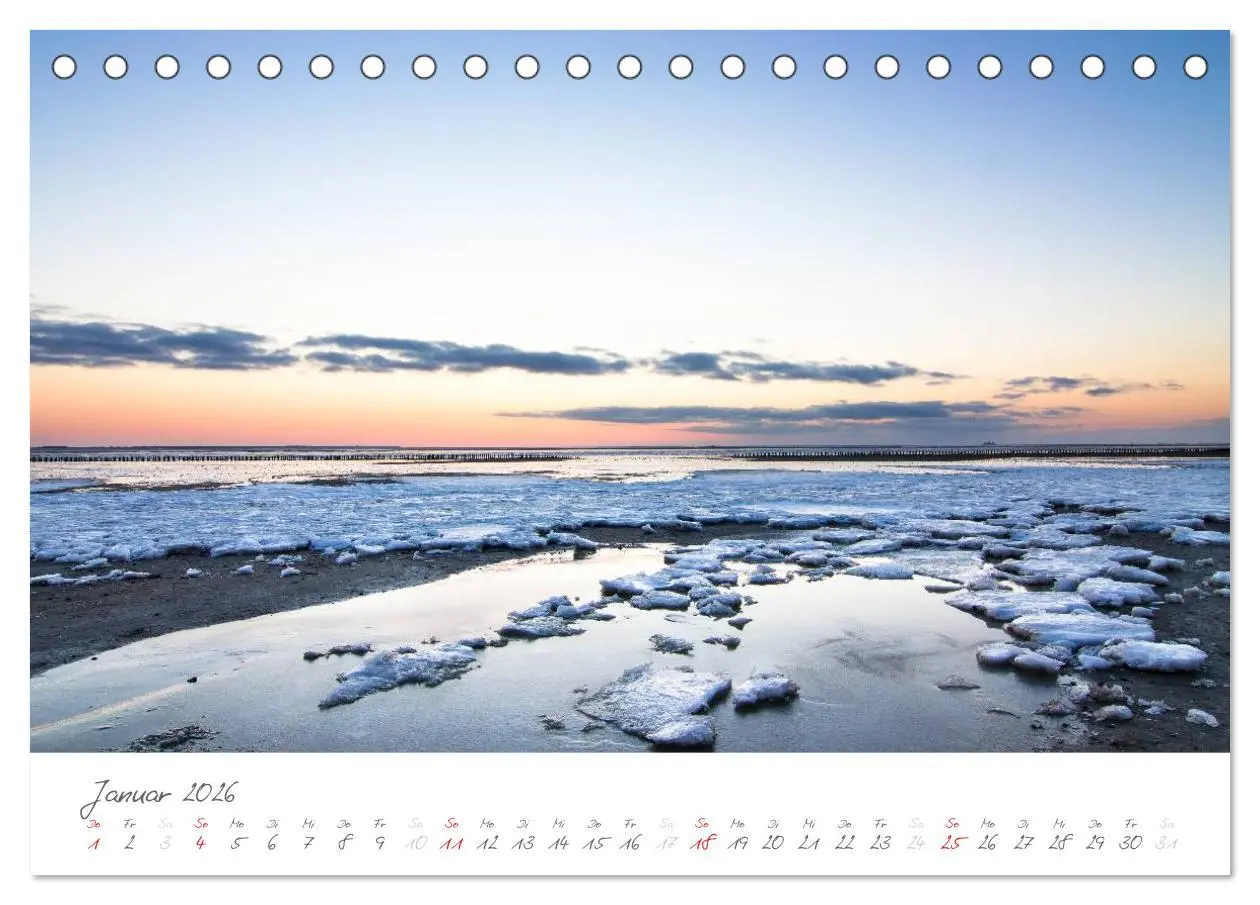 Bild: 9783516051704 | Amrum - Eine farbenfrohe Insellandschaft (Tischkalender 2026 DIN A5...