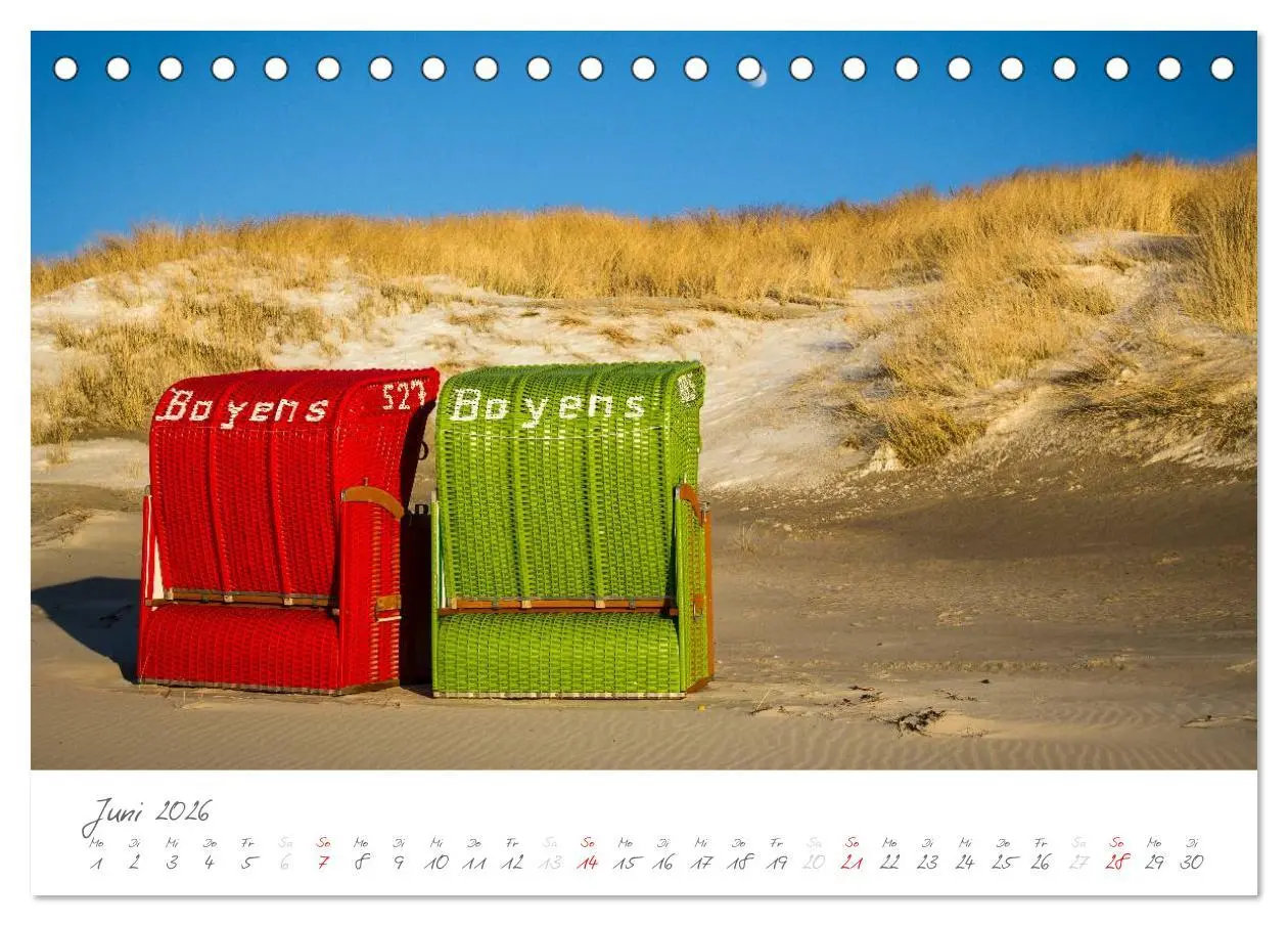 Bild: 9783516051704 | Amrum - Eine farbenfrohe Insellandschaft (Tischkalender 2026 DIN A5...