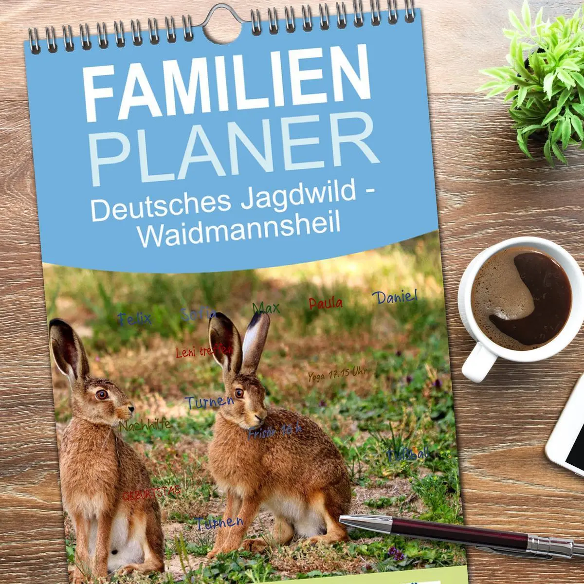 Bild: 9783516501704 | Familienplaner 2026 - Deutsches Jagdwild - Waidmannsheil mit 5...