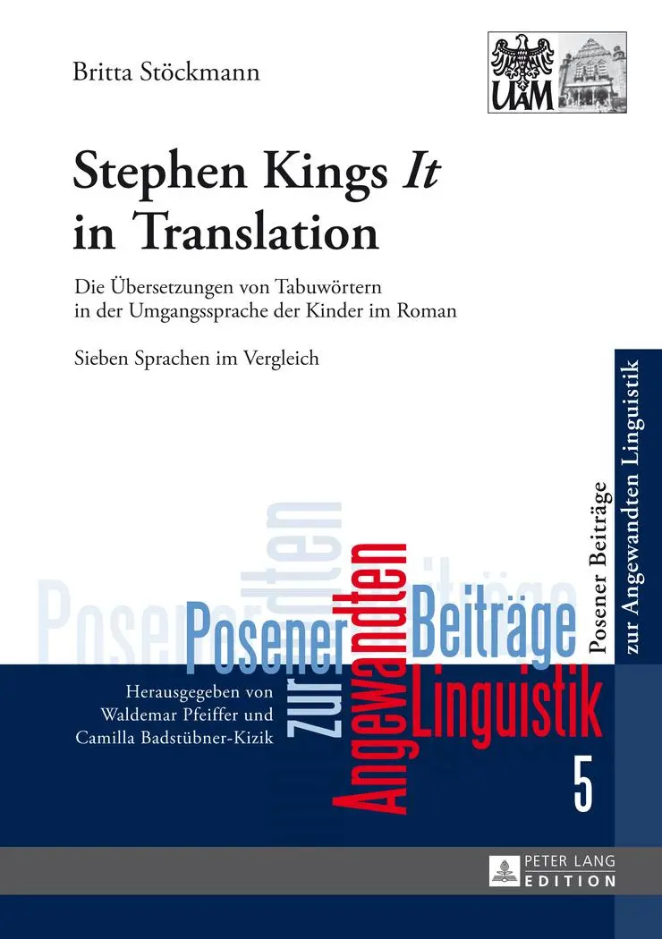 Cover: 9783631651704 | Stephen King's 'It' in Translation | Britta Stöckmann | Buch | Deutsch