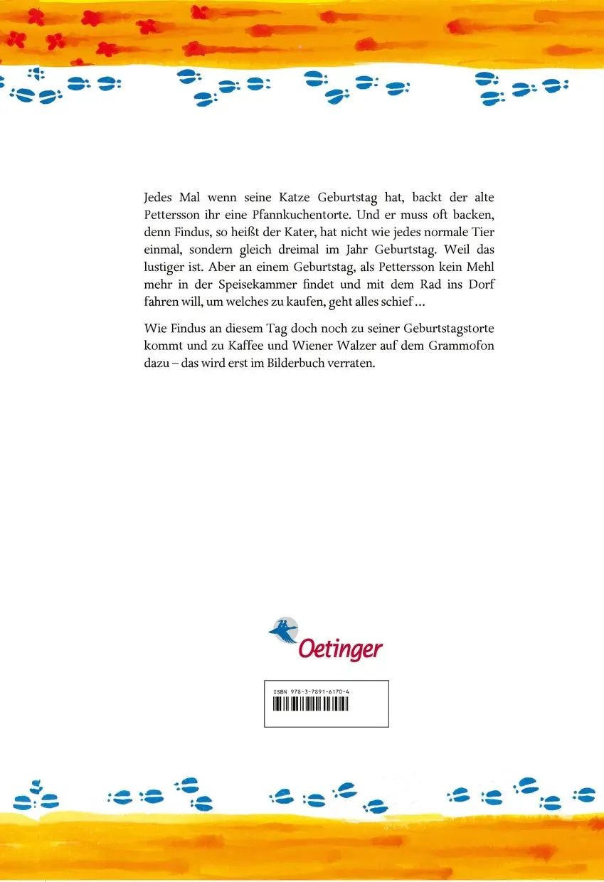 Rückseite: 9783789161704 | Eine Geburtstagstorte für die Katze | Sven Nordqvist | Buch | 26 S.