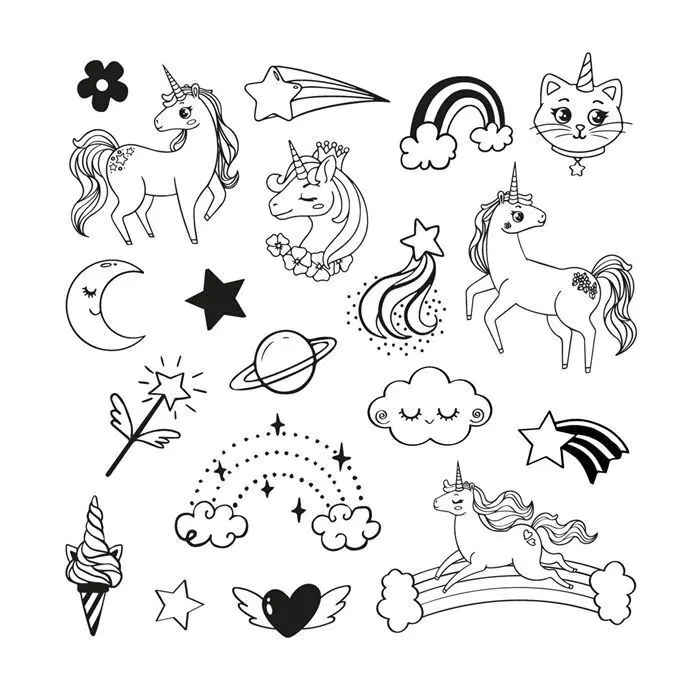 Bild: 3660016851804 | ALADINE - Kinder Stempel Funny Einhorn | 3085180 | 2024 | ALADINE