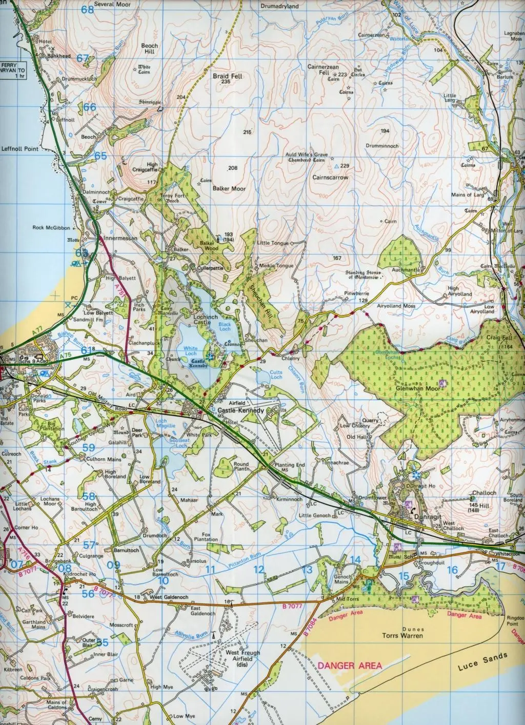 Bild: 9780319261804 | Stranraer &amp; Glenluce | Ordnance Survey | (Land-)Karte | Englisch