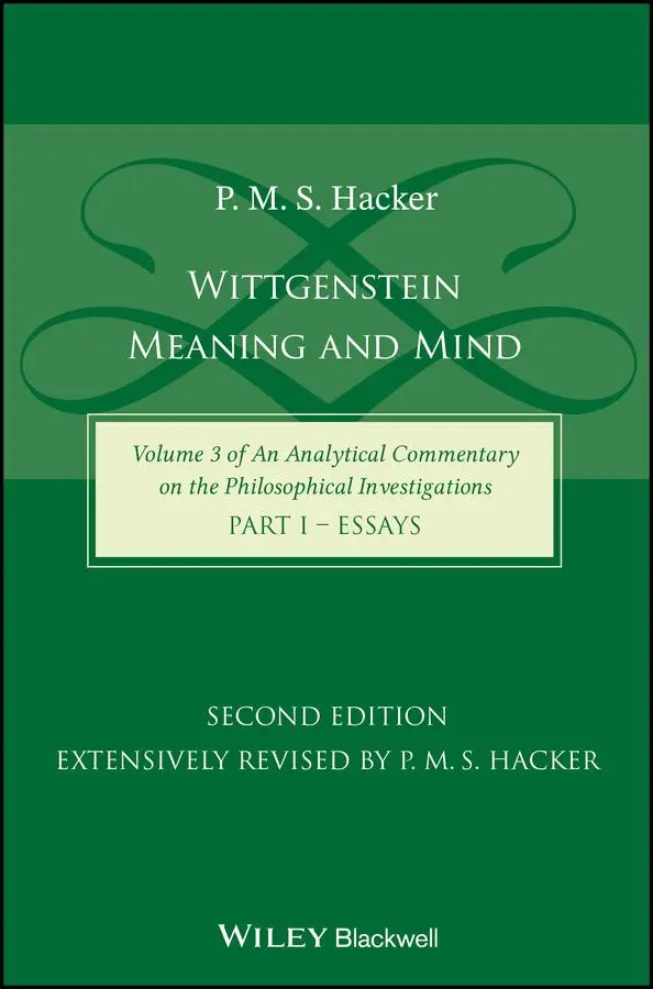 Cover: 9781118951804 | Wittgenstein | P M S Hacker | Buch | Englisch | 2019