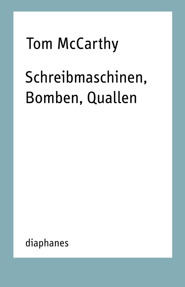 Cover: 9783035801804 | Schreibmaschinen, Bomben, Quallen | Essays, TransPositionen | McCarthy