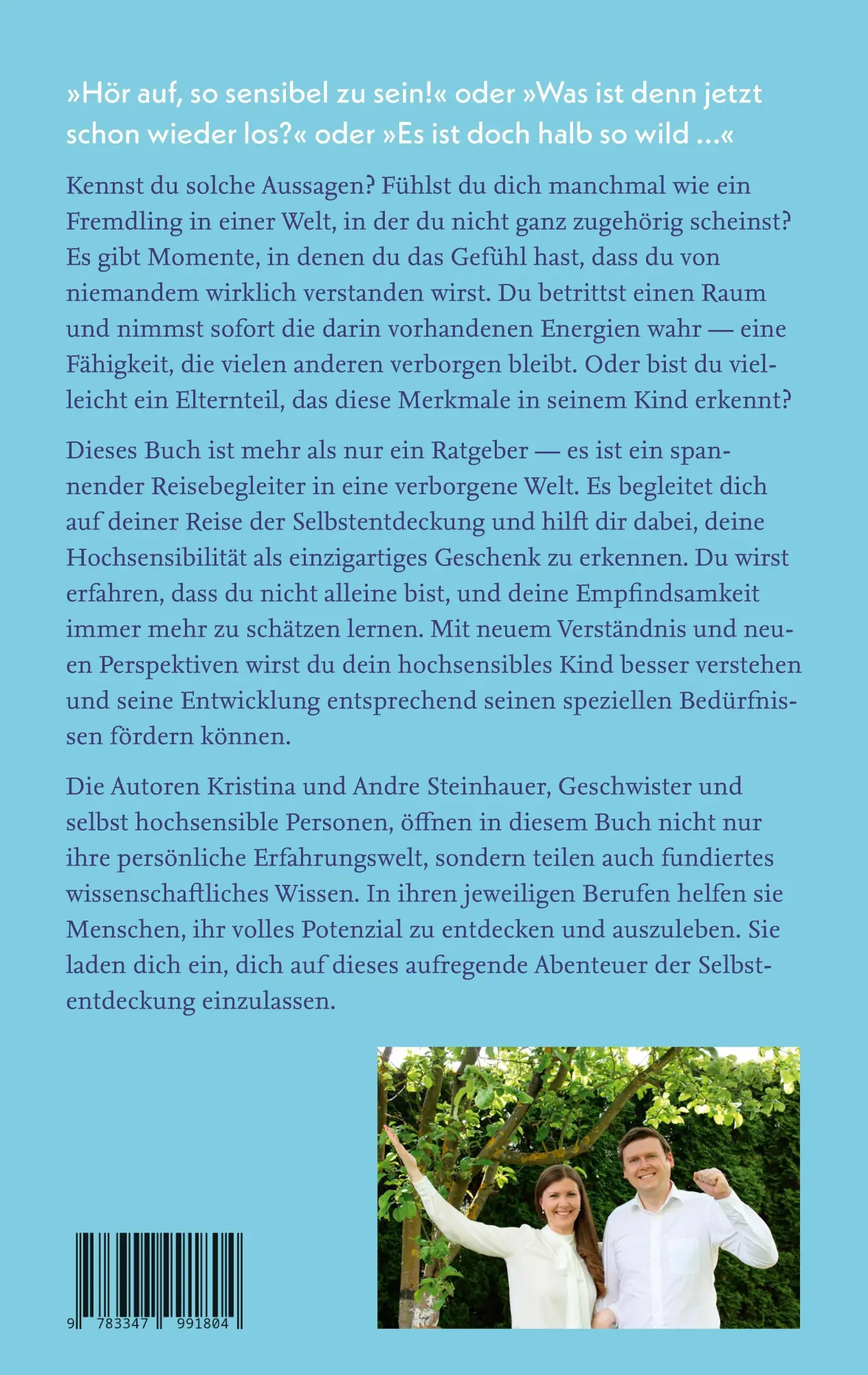 Rückseite: 9783347991804 | Hochsensibilität ist eine Gabe | Andre Steinhauer (u. a.) | Buch