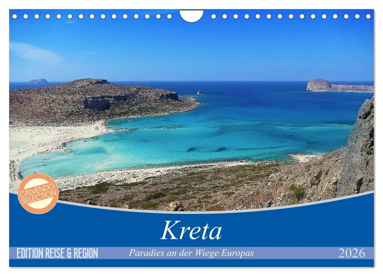 Cover: 9783457881804 | Kreta - Paradies an der Wiege Europas (Wandkalender 2026 DIN A4...