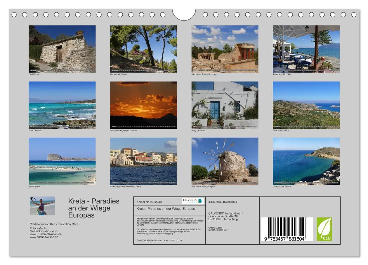 Bild: 9783457881804 | Kreta - Paradies an der Wiege Europas (Wandkalender 2026 DIN A4...