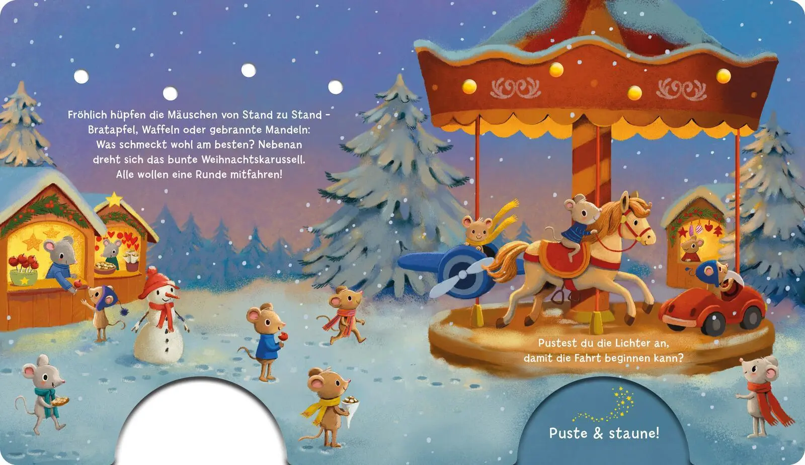 Bild: 9783480241804 | Mein Puste-Licht-Buch: Wenn im Dunkeln Weihnachtslichter funkeln
