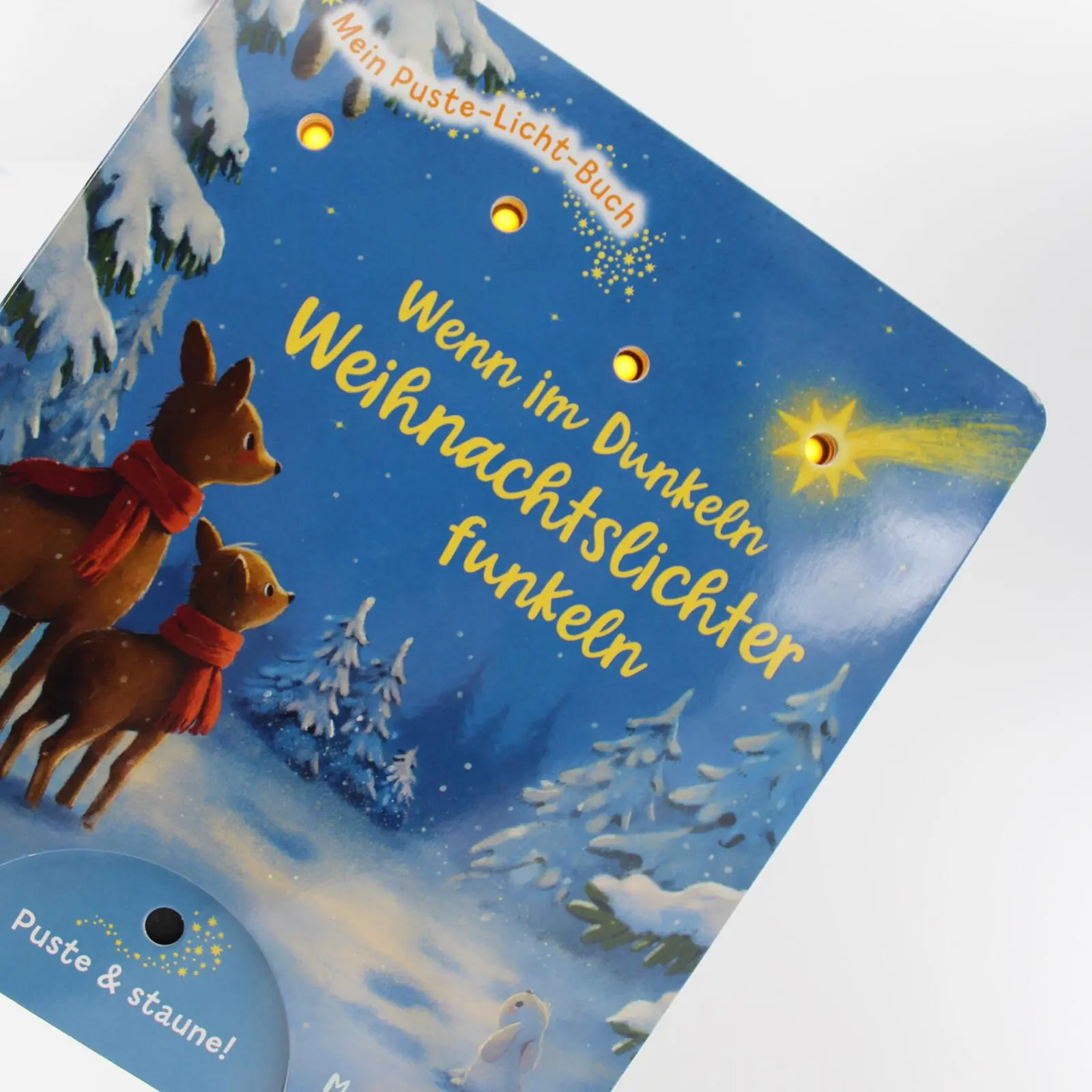 Bild: 9783480241804 | Mein Puste-Licht-Buch: Wenn im Dunkeln Weihnachtslichter funkeln