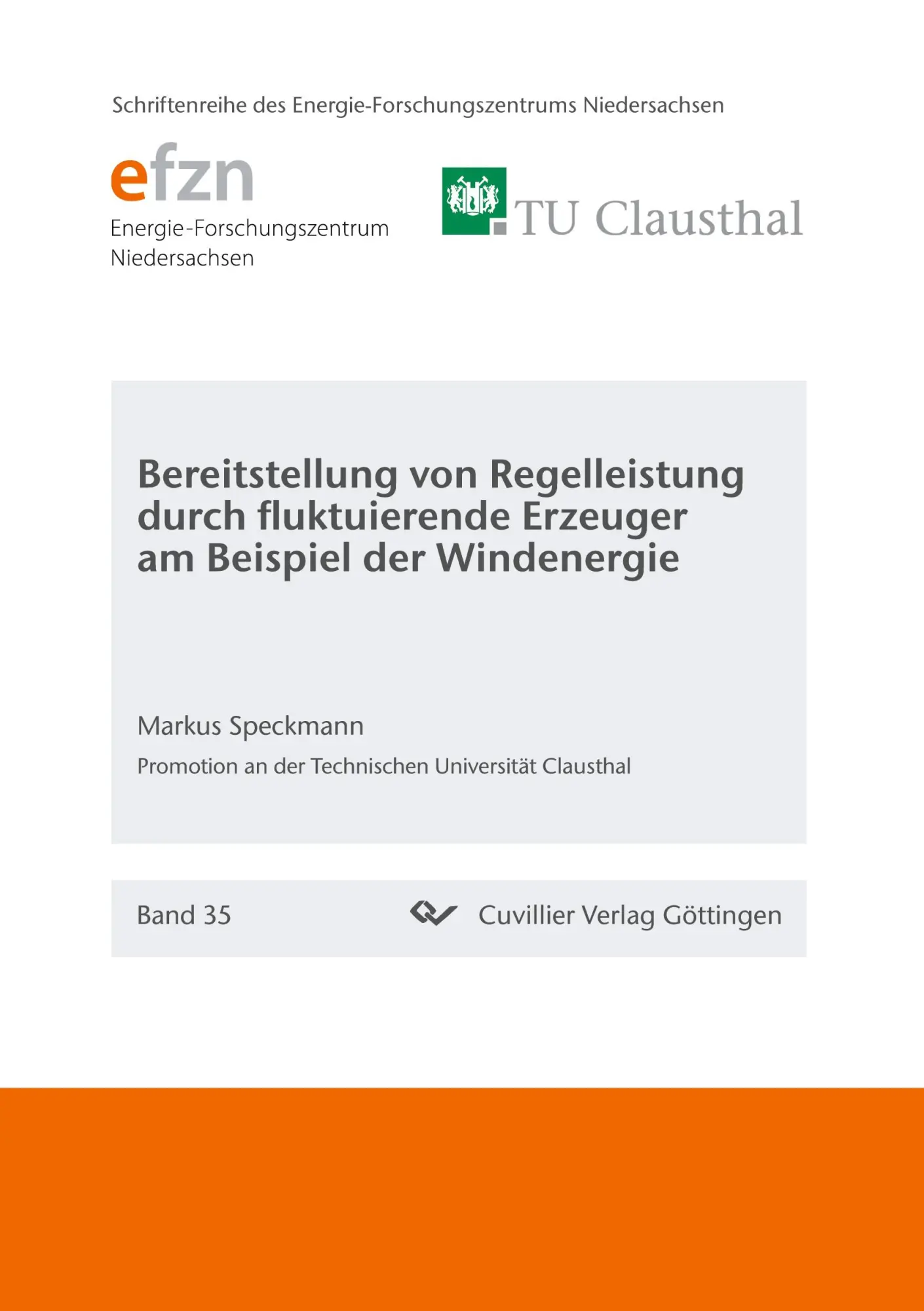 Cover: 9783736991804 | Bereitstellung von Regelleistung durch fluktuierende Erzeuger am...