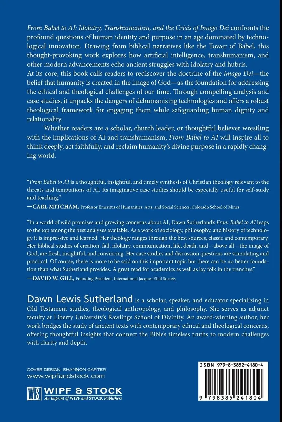 Rückseite: 9798385241804 | From Babel to AI | Dawn Lewis Sutherland | Taschenbuch | Englisch