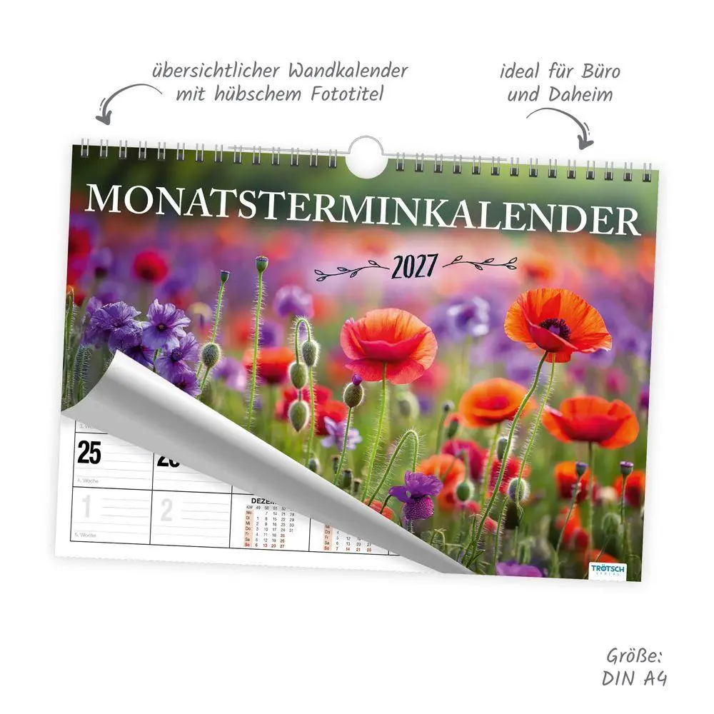 Bild: 4251901511904 | TRÖTSCH - Monatsterminer Montasterminkalender mit Fotocover 2027 | KG