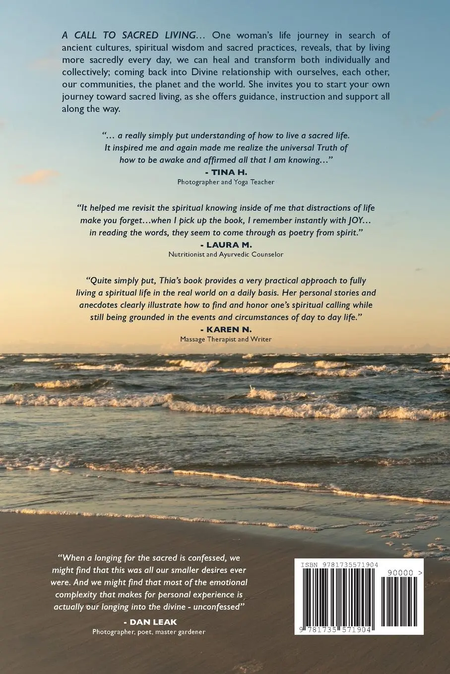 Rückseite: 9781735571904 | A Call To Sacred Living | Cynthia K Belden | Taschenbuch | Englisch