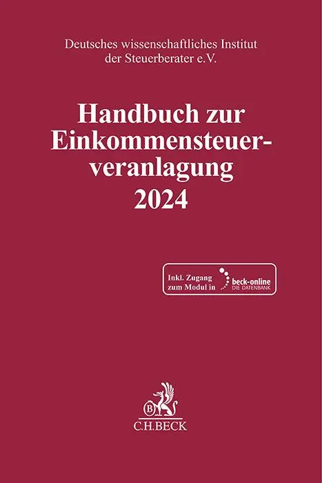 Cover: 9783406831904 | Handbuch zur Einkommensteuerveranlagung 2024. ESt 2024 | V. | Bundle