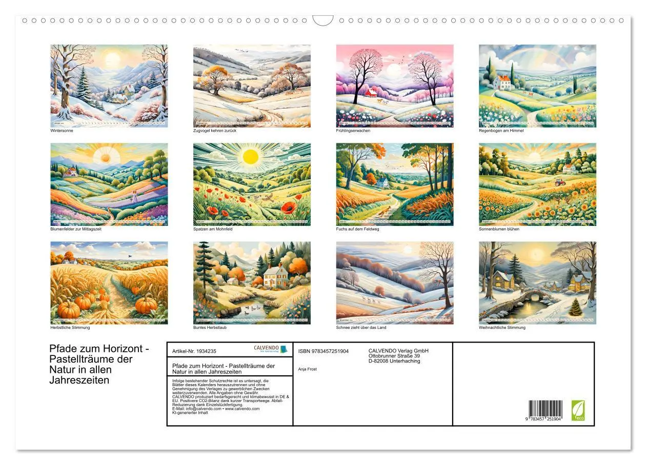 Bild: 9783457251904 | Pfade zum Horizont - Pastellträume der Natur in allen Jahreszeiten...