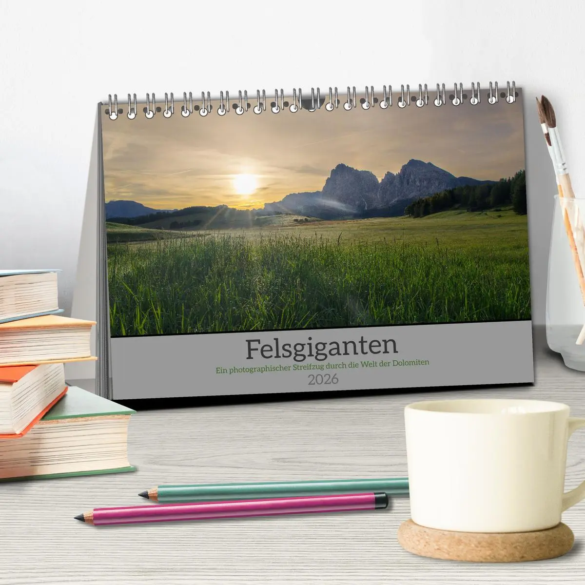 Bild: 9783457561904 | Felsgiganten (Tischkalender 2026 DIN A5 quer), CALVENDO Monatskalender