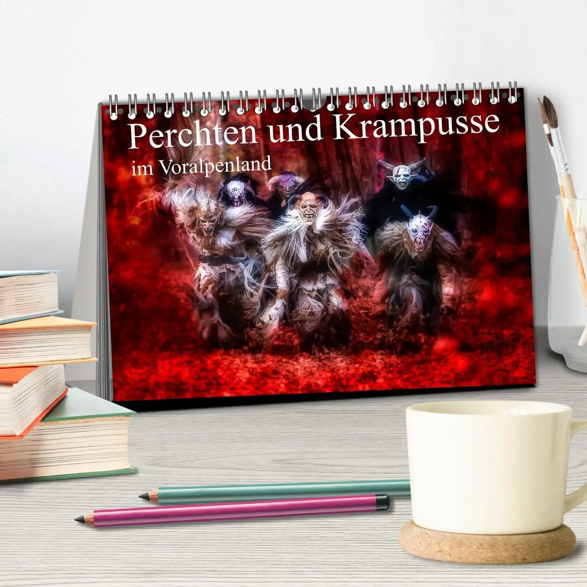 Bild: 9783516031904 | Perchten und Krampusse im Voralpenland (Tischkalender 2026 DIN A5...