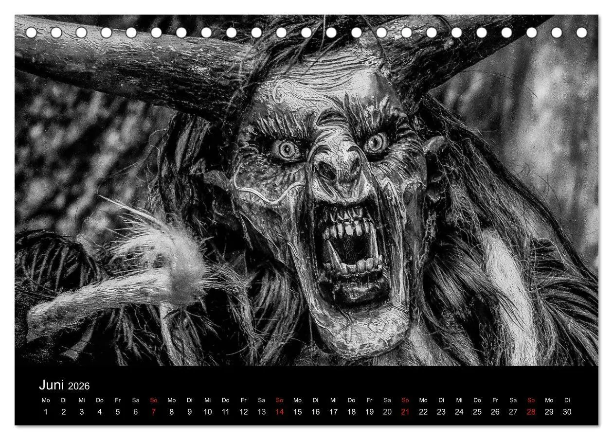 Bild: 9783516031904 | Perchten und Krampusse im Voralpenland (Tischkalender 2026 DIN A5...