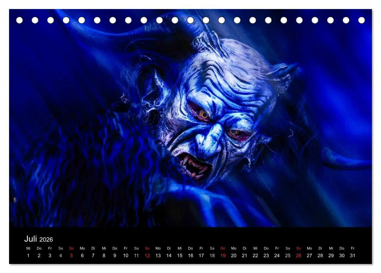 Bild: 9783516031904 | Perchten und Krampusse im Voralpenland (Tischkalender 2026 DIN A5...