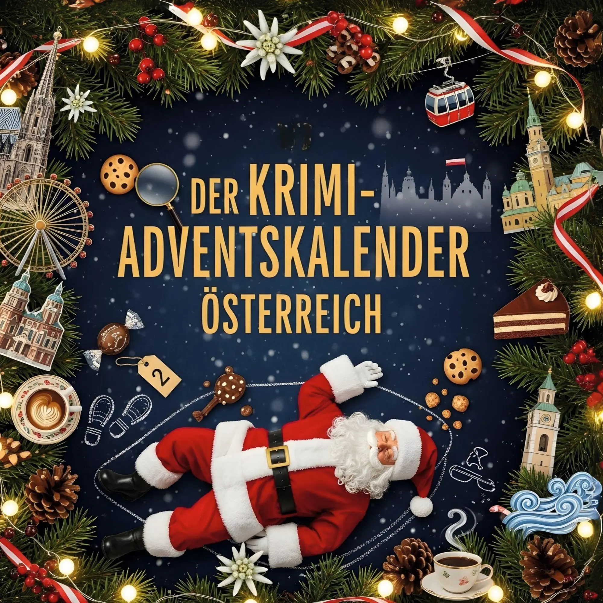 Cover: 9783695301904 | Der Krimi-Adventskalender Österreich | Mordsverdächtig in 24 Akten