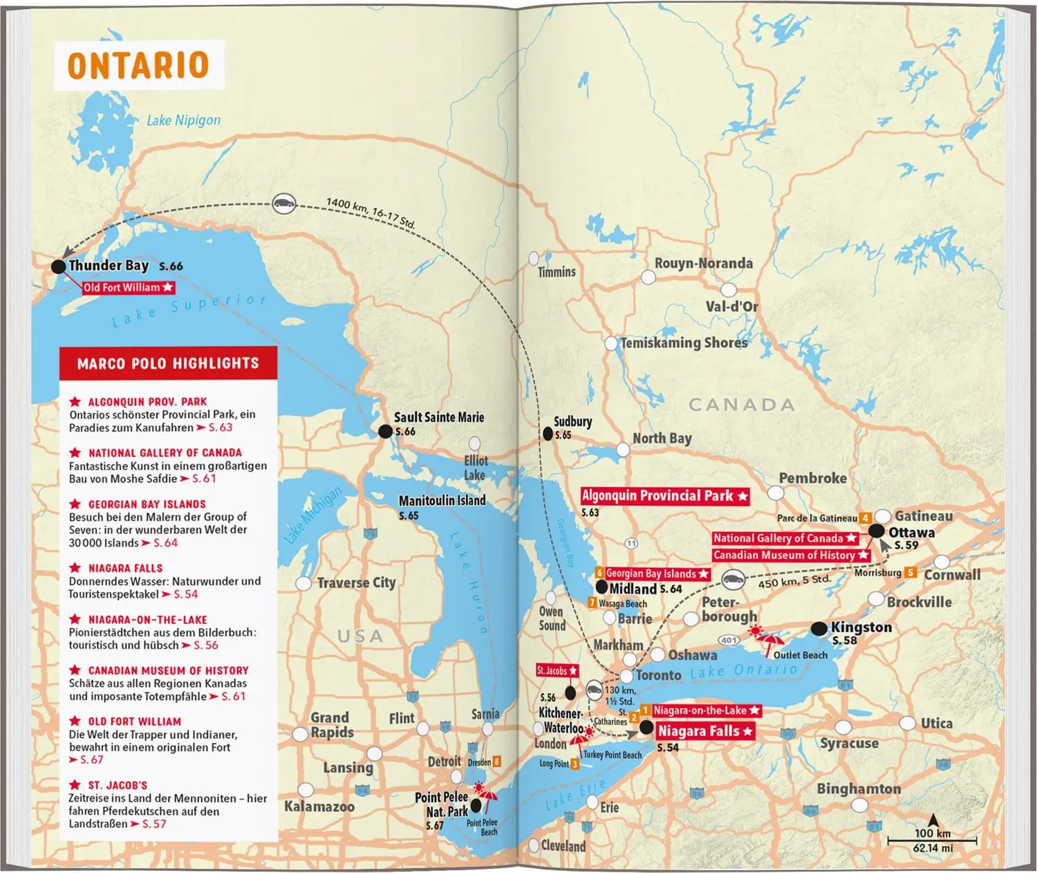 Bild: 9783829731904 | MARCO POLO Reiseführer Kanada Ost, Montreal, Toronto, Québec | Teuschl