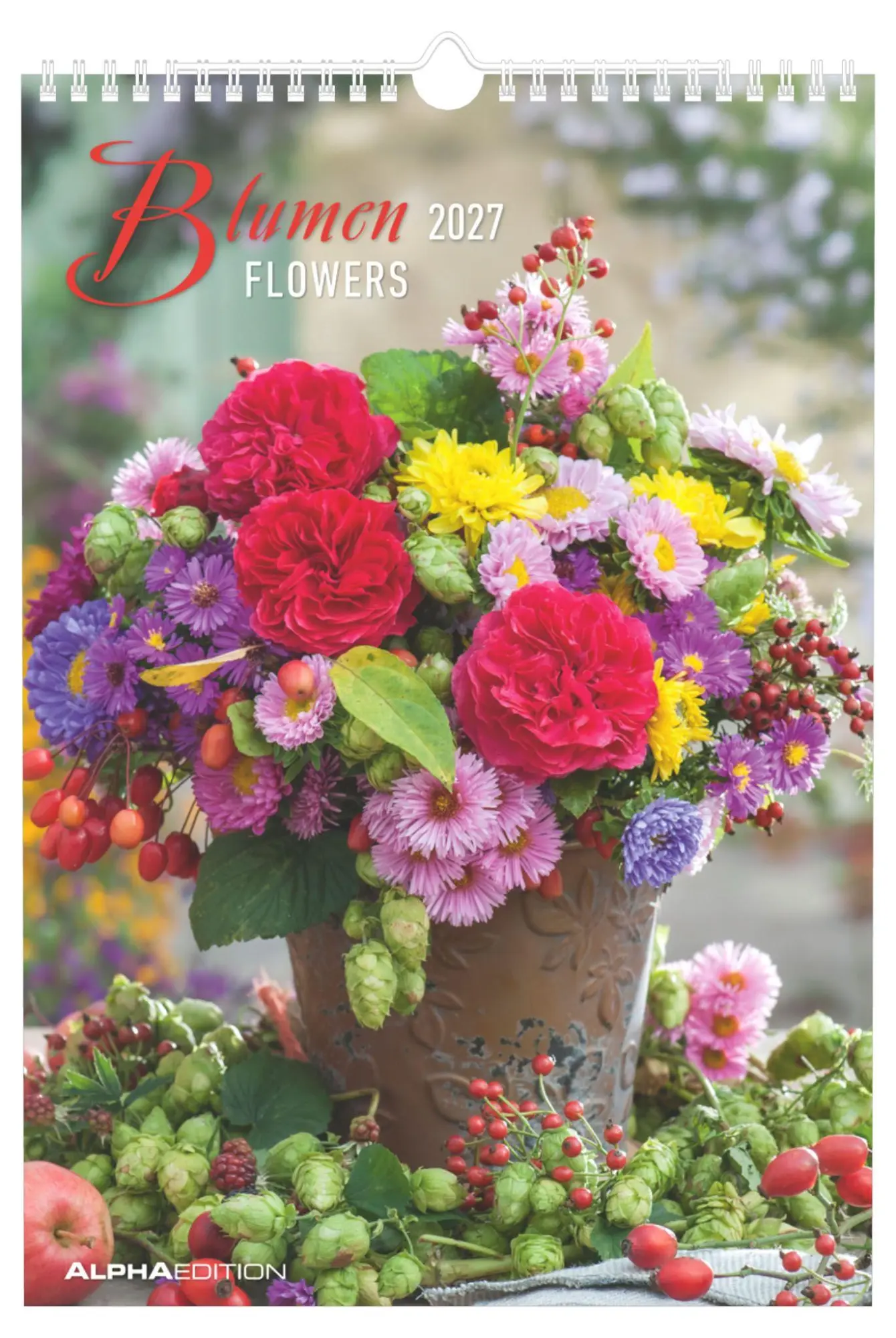 Cover: 4069095012004 | Blumen 2027 | Neumann Verlage GmbH &amp; Co KG | Kalender | Spiralbindung