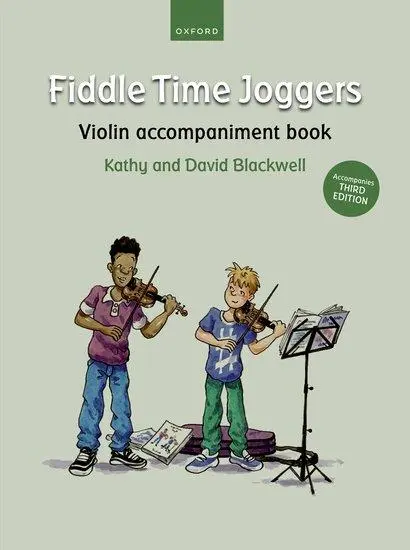Cover: 9780193562004 | Fiddle Time Joggers Violin Accompaniment Book (for Third Edition)