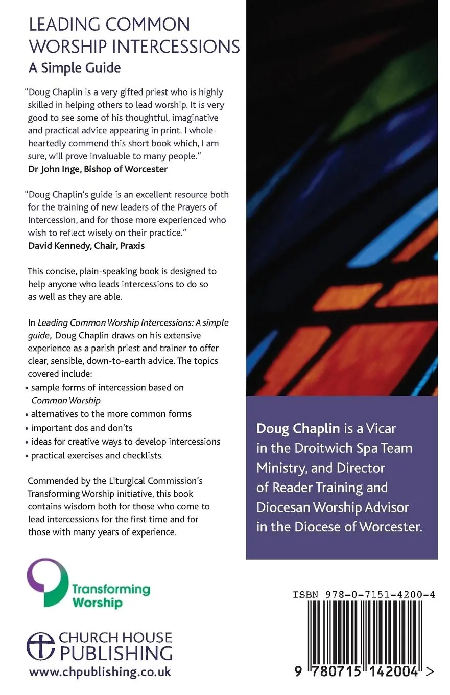 Rückseite: 9780715142004 | Leading Common Worship Intercessions | Doug Chaplin | Taschenbuch