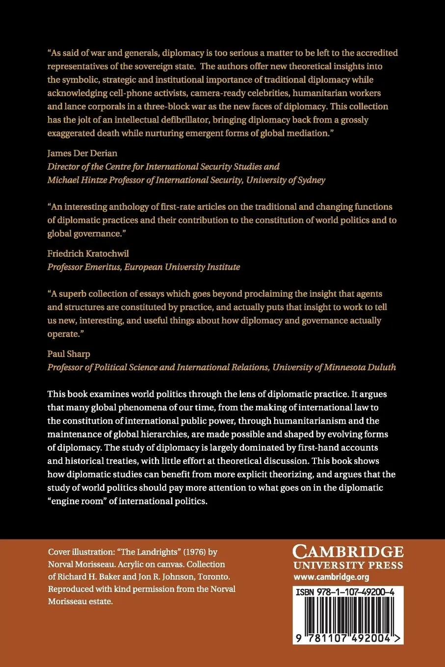 Rückseite: 9781107492004 | Diplomacy and the Making of World Politics | Ole Jacob Sending (u. a.)