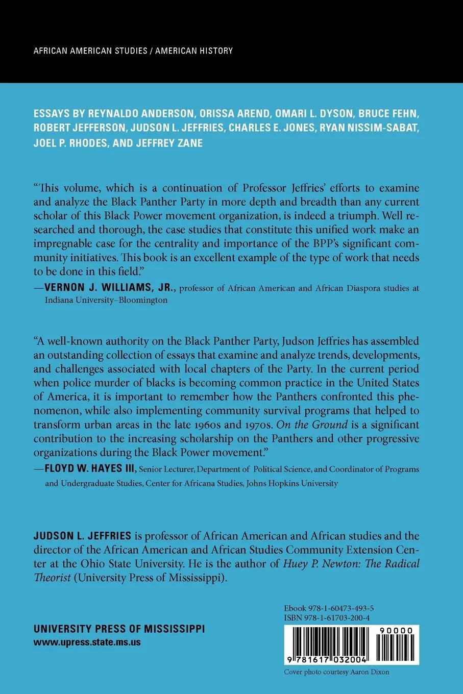 Rückseite: 9781617032004 | On the Ground | The Black Panther Party in Communities Across America