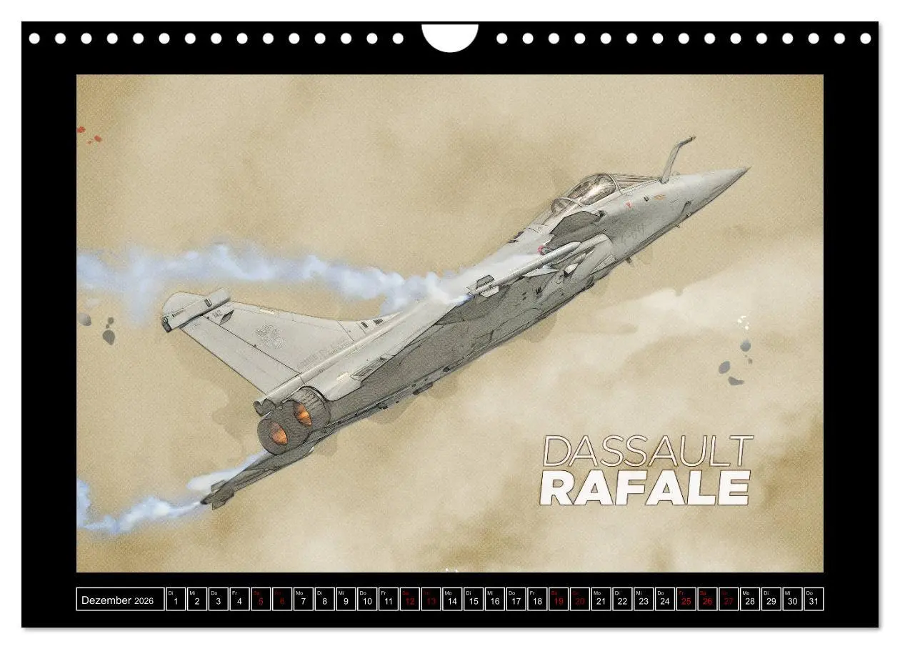 Bild: 9783457832004 | Aero Action Art - Luftfahrt Kunst (Wandkalender 2026 DIN A4 quer),...