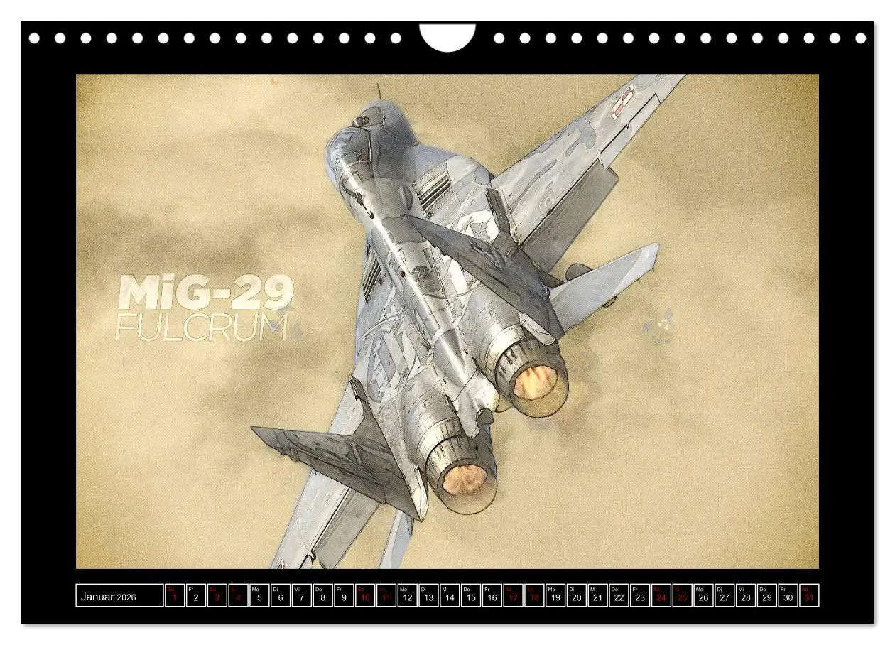 Bild: 9783457832004 | Aero Action Art - Luftfahrt Kunst (Wandkalender 2026 DIN A4 quer),...