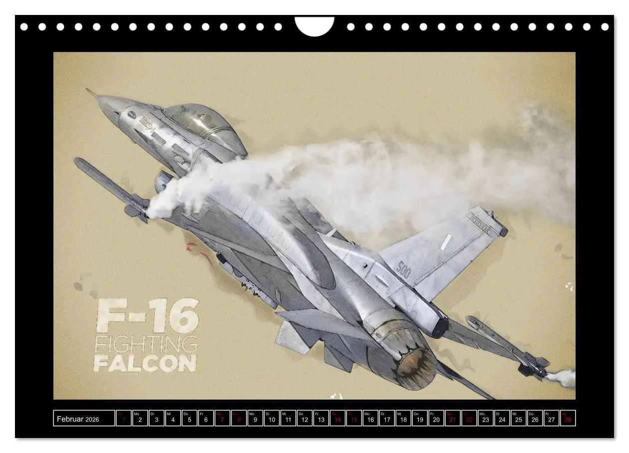 Bild: 9783457832004 | Aero Action Art - Luftfahrt Kunst (Wandkalender 2026 DIN A4 quer),...