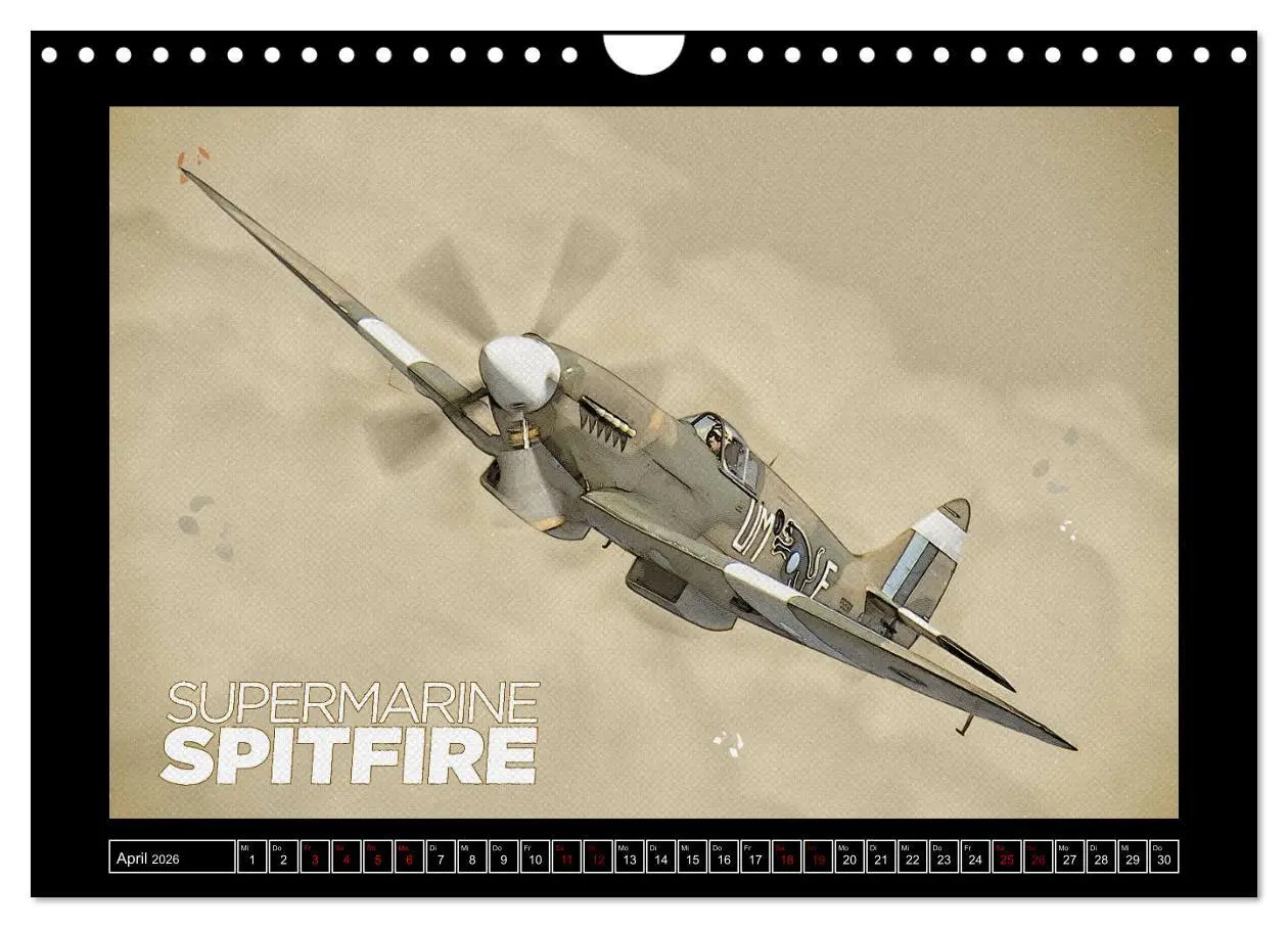 Bild: 9783457832004 | Aero Action Art - Luftfahrt Kunst (Wandkalender 2026 DIN A4 quer),...