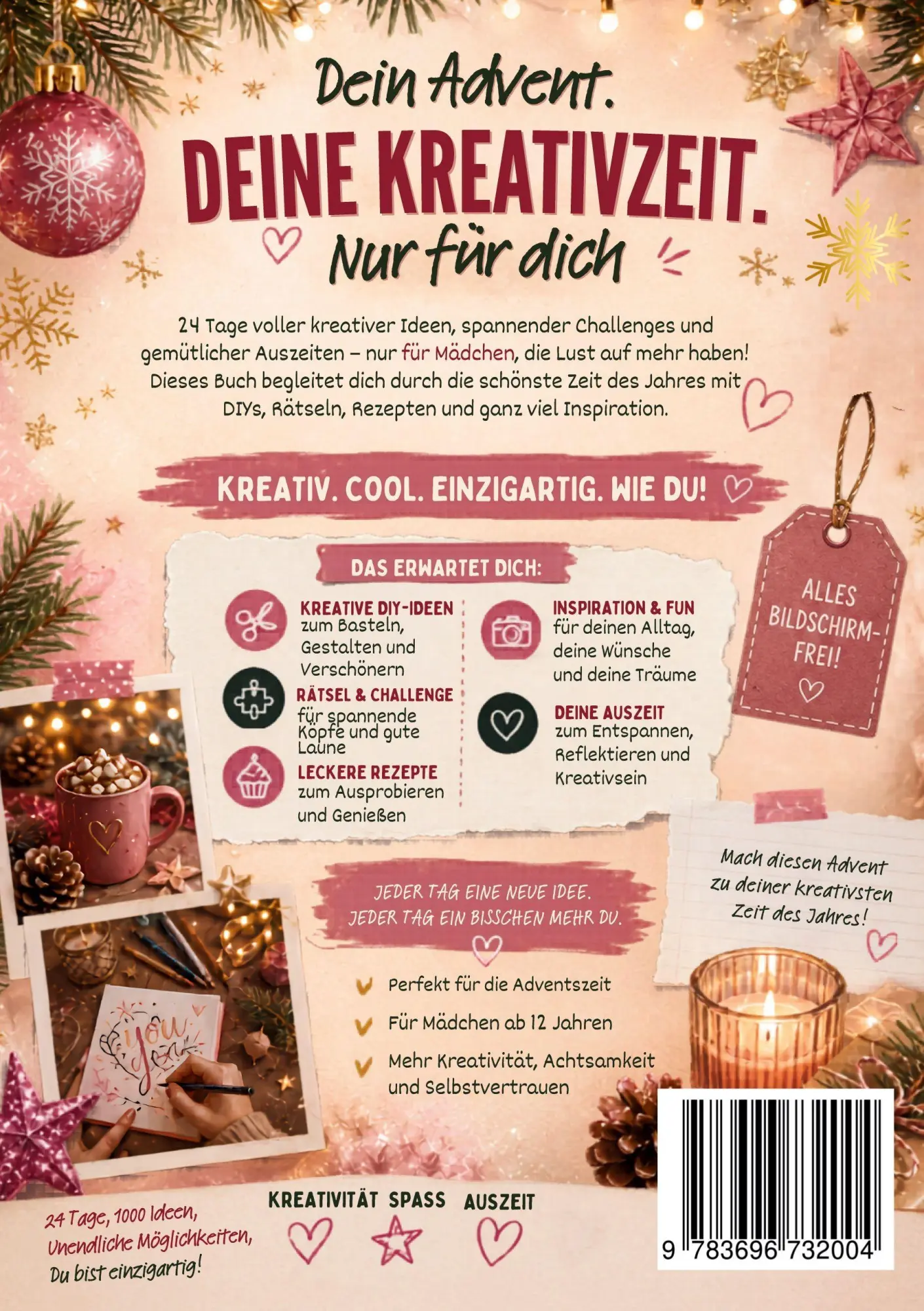 Rückseite: 9783696732004 | Das große Advents-Kreativbuch | Leonie Silvermoon | Taschenbuch | 2026