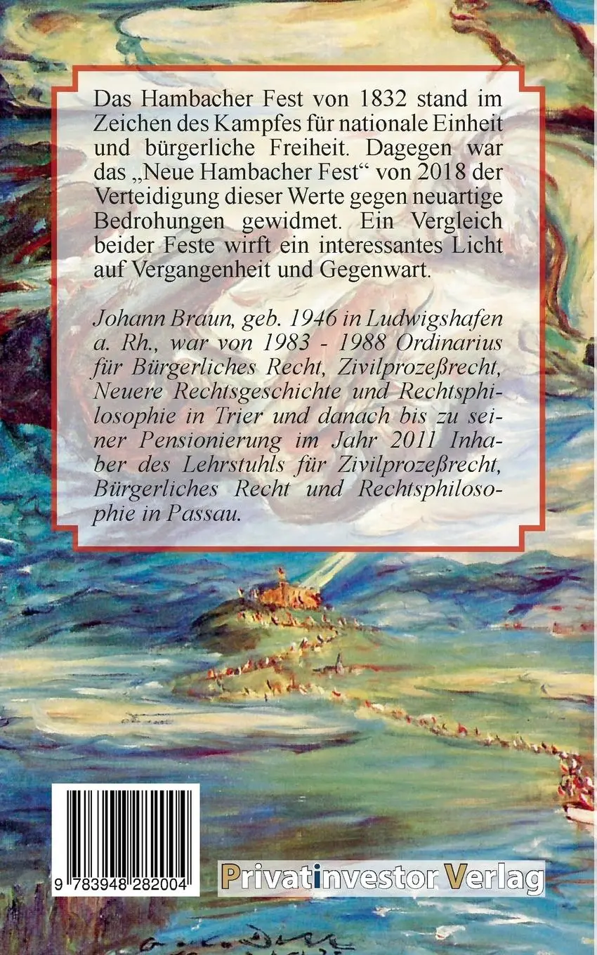 Rückseite: 9783948282004 | Hambacher Feste | Nationale Einheit und Freiheit gestern und heute