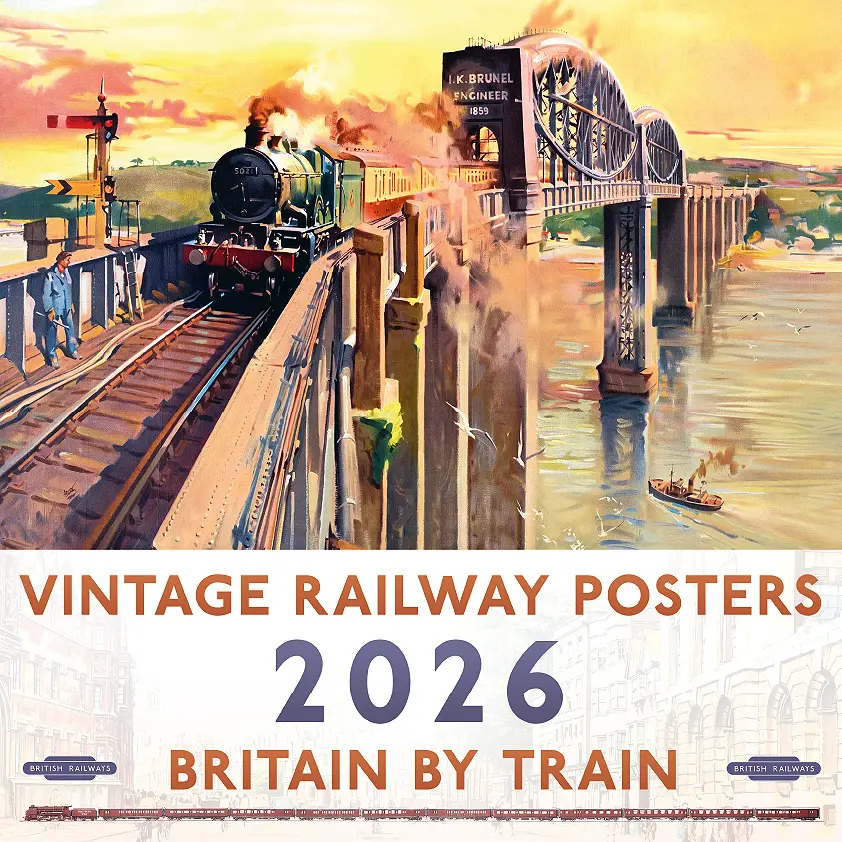 Cover: 9798893612004 | Vintage Railway Posters 2026 | Kalender | 28 S. | Deutsch | 2026