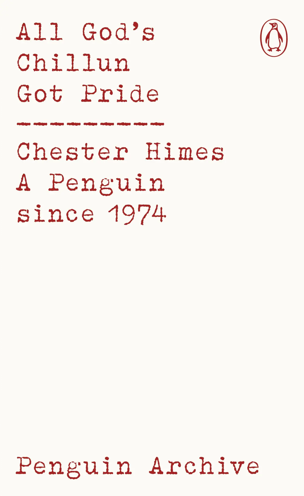Cover: 9780241752104 | All God's Chillun Got Pride | Chester Himes | Taschenbuch | 160 S.