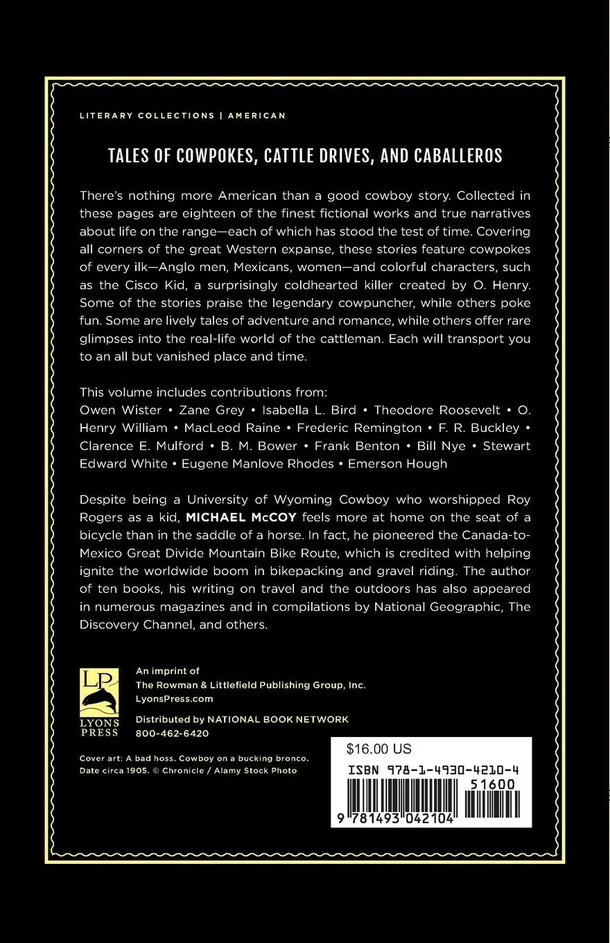 Rückseite: 9781493042104 | Great American Cowboy Stories | Lyons Press Classics | Michael Mccoy