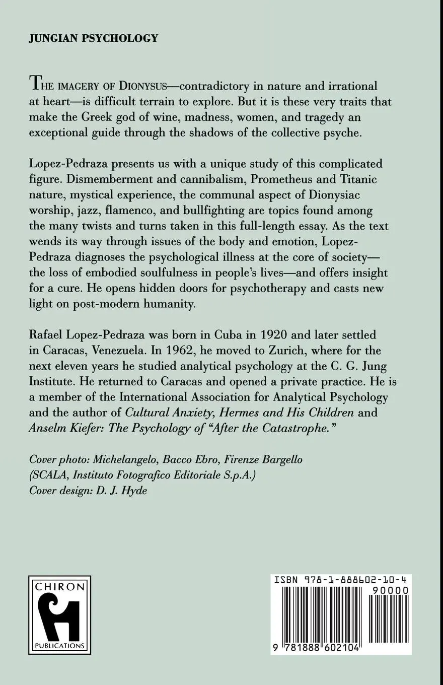 Rückseite: 9781888602104 | Dionysus in Exile | On the Repression of the Body and Emotion | Buch
