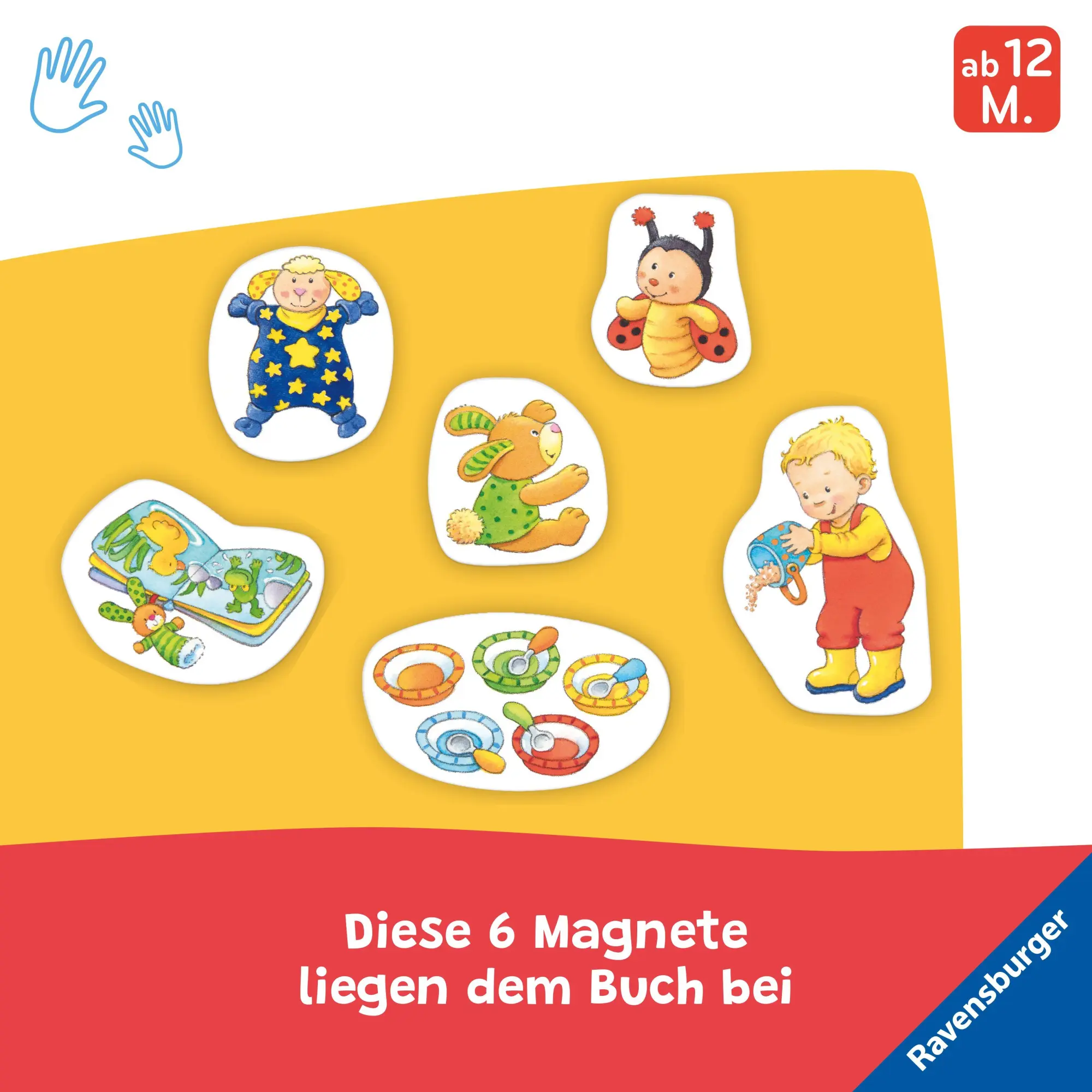 Bild: 9783473422104 | Mein erstes Magnetbuch - Was machen wir in der Kita? | Sandra Grimm