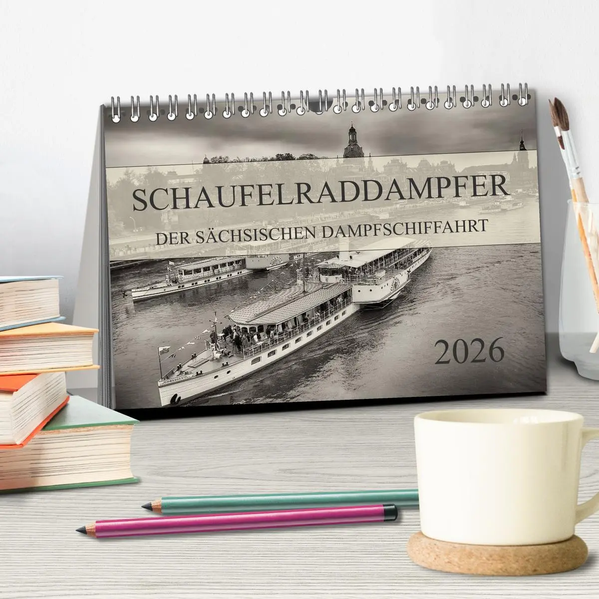 Bild: 9783516152104 | Schaufelraddampfer der Sächsischen Dampfschiffahrt (Tischkalender...