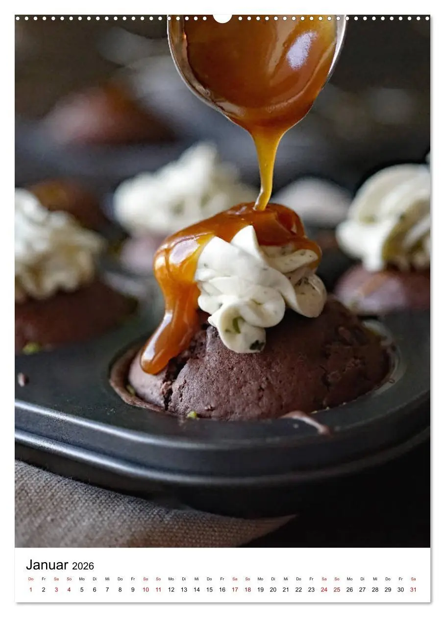 Bild: 9783516392104 | Food Art 2026 (Wandkalender 2026 DIN A2 hoch), CALVENDO Monatskalender