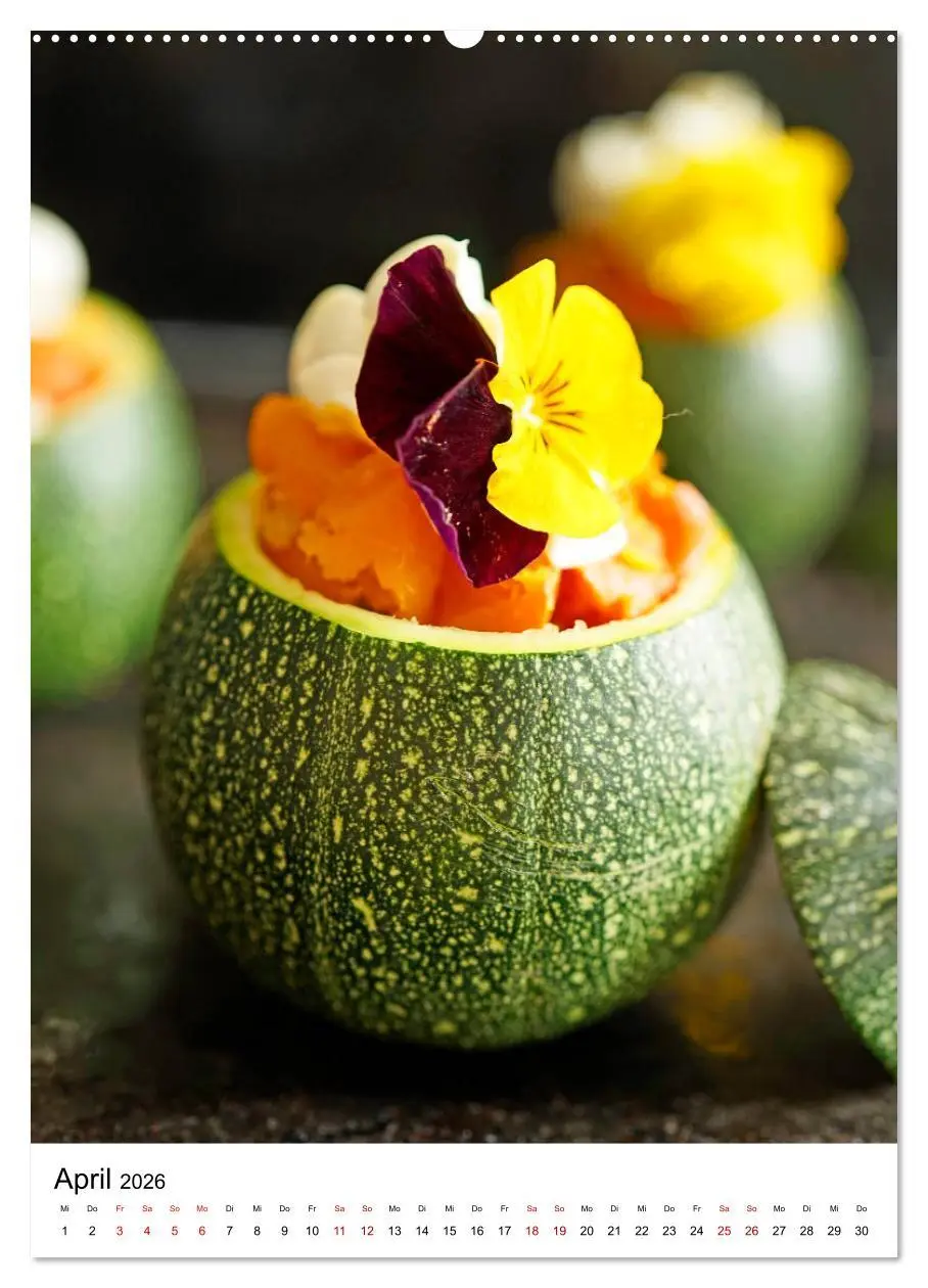 Bild: 9783516392104 | Food Art 2026 (Wandkalender 2026 DIN A2 hoch), CALVENDO Monatskalender