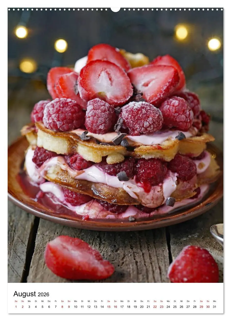 Bild: 9783516392104 | Food Art 2026 (Wandkalender 2026 DIN A2 hoch), CALVENDO Monatskalender