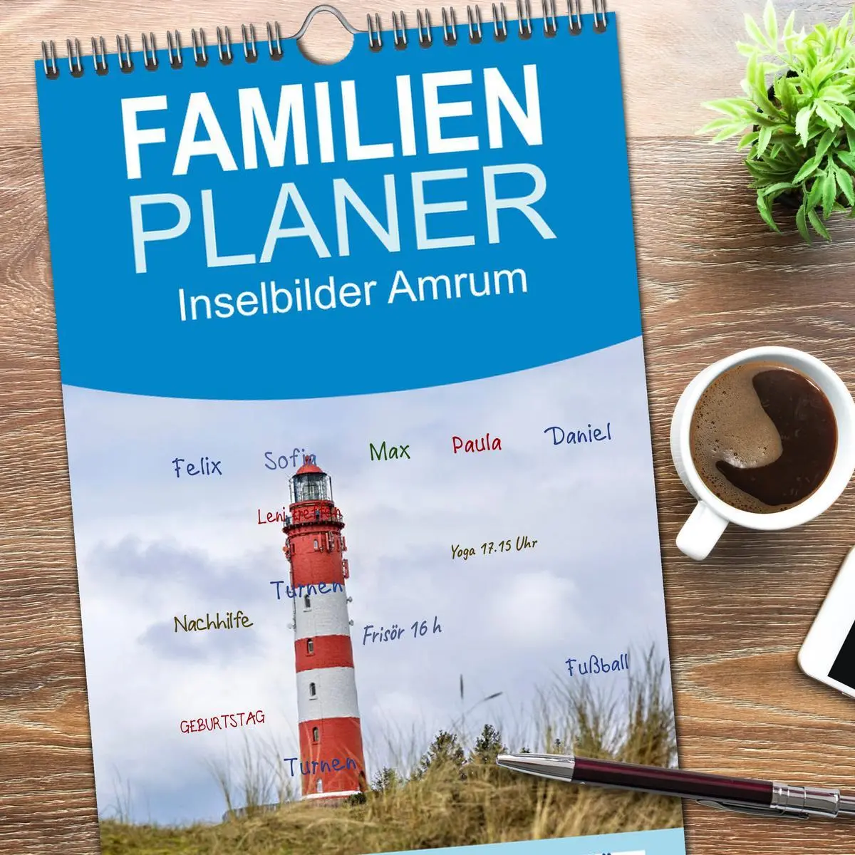 Bild: 9783516602104 | Familienplaner 2026 - Inselbilder Amrum mit 5 Spalten...