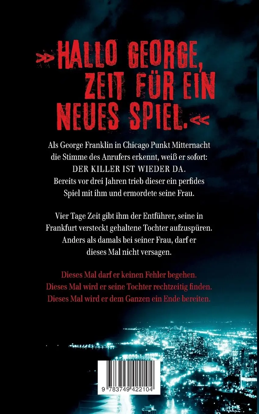 Rückseite: 9783749422104 | Dein Glück stirbt in 4 Tagen | Marcus Ehrhardt | Taschenbuch | 284 S.
